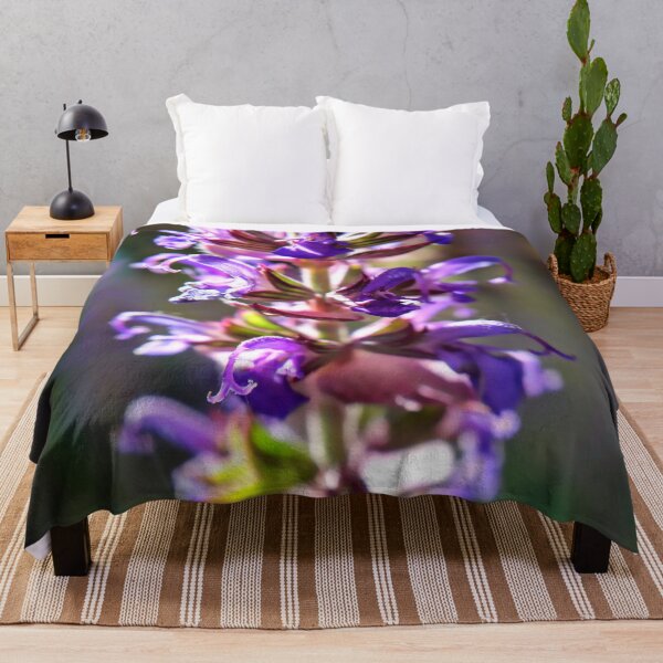 Item preview, Sage Purple flower Macro photography designed and sold by Tanja Dianova.