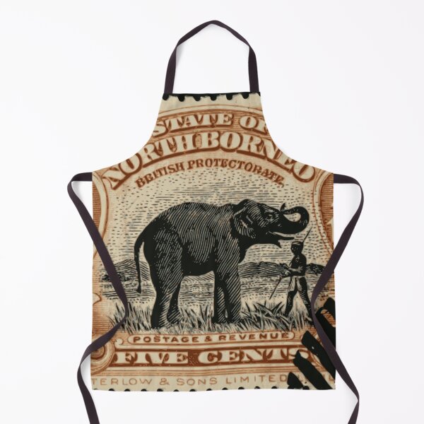 Item preview, Elephant Stamp Borneo, gift, t-shirt, mug designed and sold by shakmati.