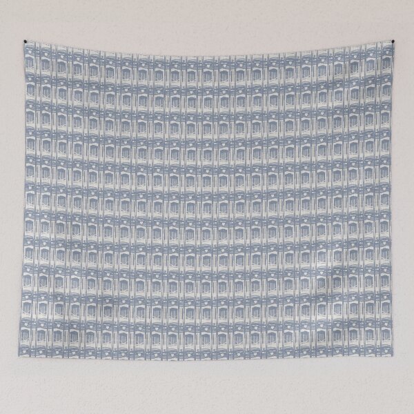 Item preview, Seamless french farmhouse woven linen stripe texture designed and sold by Limolida.