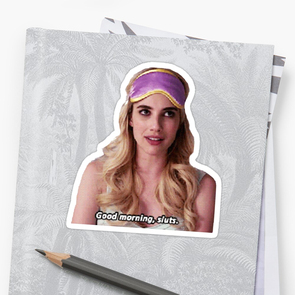 "Scream Queens" Stickers By Sarahm86 | Redbubble