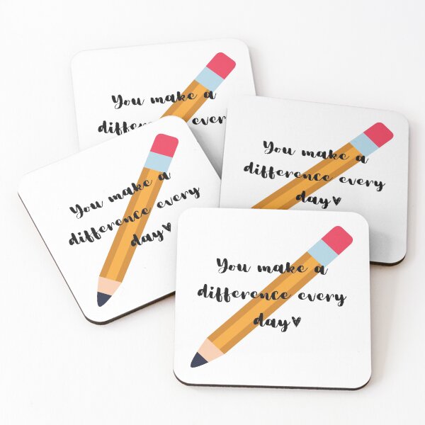 Item preview, Teacher you make a difference every day designed and sold by BellaCouture.