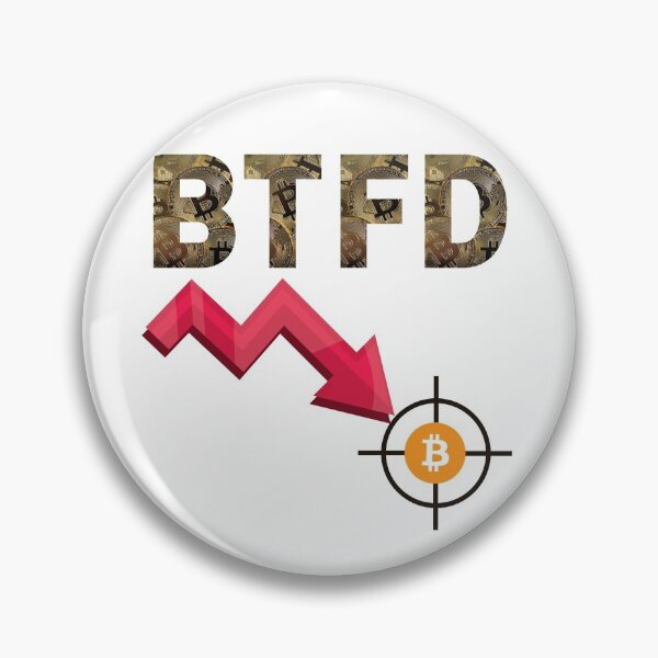 Artikelvorschau, BTFD, Kaufen Sie den F'in 'Dip, Bitcoin, BTC, Kryptowährung entworfen und verkauft von WinningUniverse.