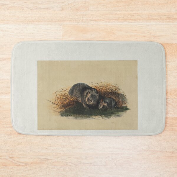 Item preview, Zoological sketches by Joseph Wolf 1861 to 1867 032 The Tasmanian Wombat designed and sold by WetdryvacRB01.