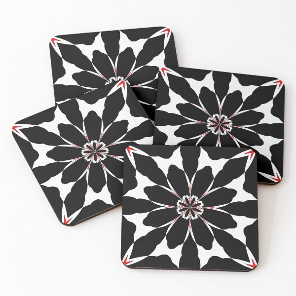 Item preview, Bizarre Geometric Black White and Red Pattern designed and sold by taiche.