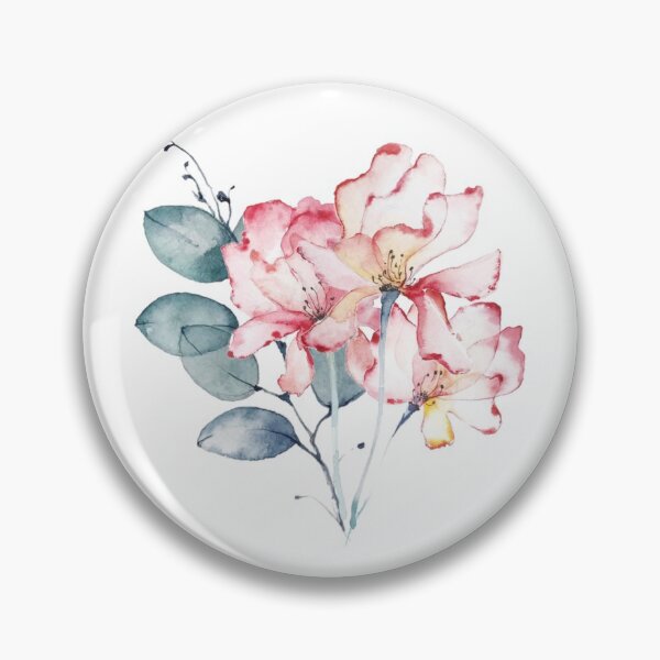 Item preview, Bouquet of red and pink flowers  designed and sold by EnjoyingDrawing.