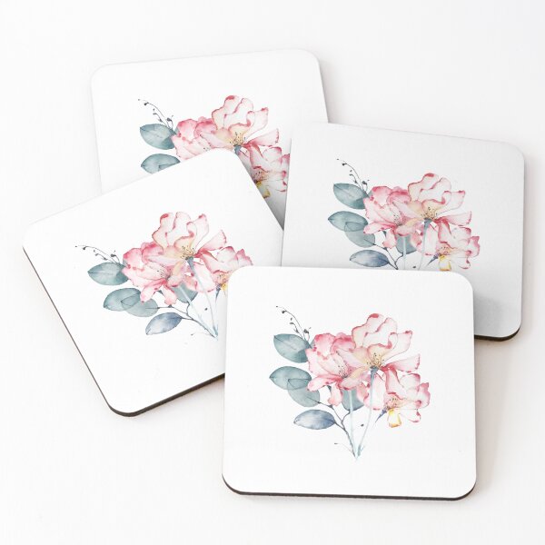 Item preview, Bouquet of red and pink flowers  designed and sold by EnjoyingDrawing.