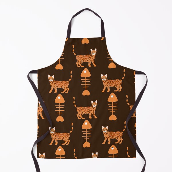 Item preview, Bengal Cat and Fish Bone designed and sold by lulululupaint.