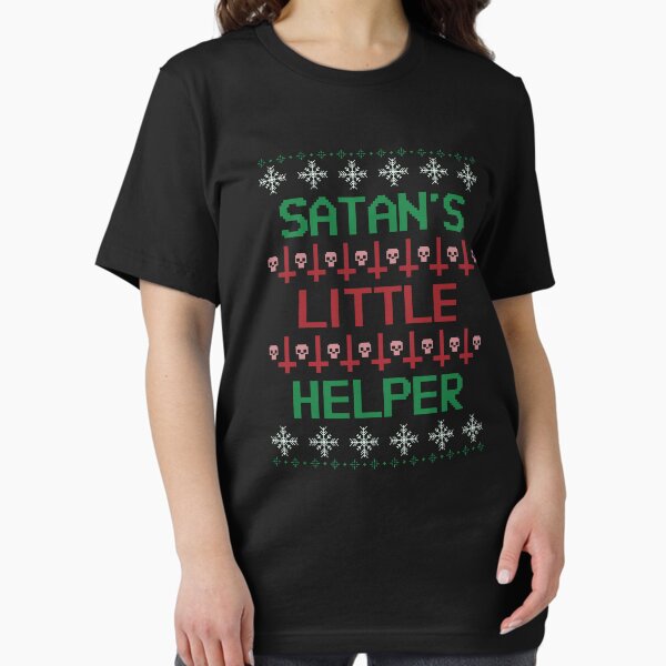 Item preview, Satan's little helper Christmas creepy  designed and sold by sasyall.