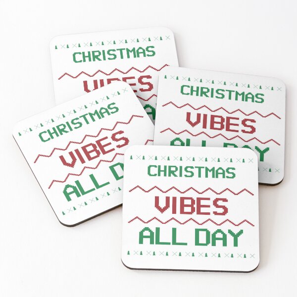Aperçu de l'œuvre Noël Vibes Toute la journée Noël laid créée et vendue par jacks-tees.