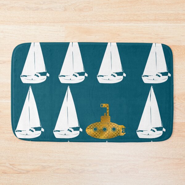 Item preview, Be different - golden submarine among sailboats designed and sold by Aura-E.