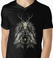 Der Bittsteller T-Shirt mit V-Ausschnitt für Männer