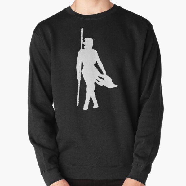 Rey Silhoutte (White) Pullover Sweatshirt
