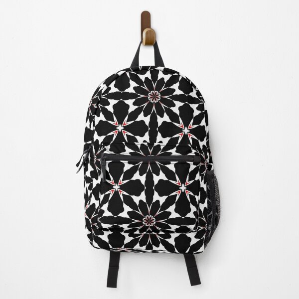 Item preview, Bizarre Geometric Black White and Red Tiled Pattern designed and sold by taiche.