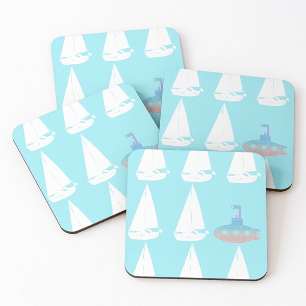 Item preview, Be different - colorful submarine among sailboats designed and sold by Aura-E.