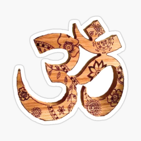 Happy Diwali, Indian Festival, Holi, Aum Logo, Hindu Aum Symbol, Mandala Design Sticker