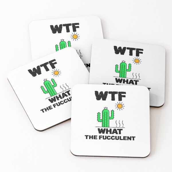 Item preview, COOL What the Fucculent Cactus designed and sold by YourEssentials.