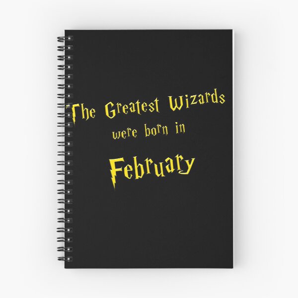 Item preview, The Greatest Wizards were born in February - golden text designed and sold by NiceSign.