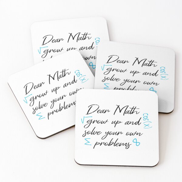 Item preview, Dear Math Grow Up And Solve Your Own Problems - Funny Math Gift  designed and sold by JustGift.
