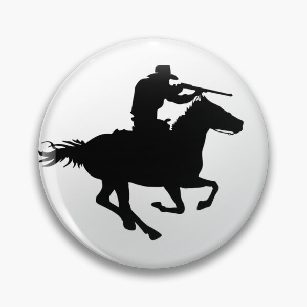 Item preview, Cowboy Mounted Shooting Silhoutte designed and sold by ModernMerida.