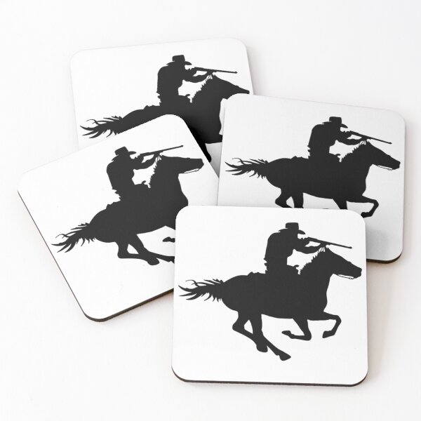 Item preview, Cowboy Mounted Shooting Silhoutte designed and sold by ModernMerida.