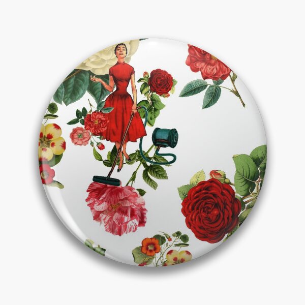 Item preview, Keep it clean floral collage designed and sold by Snexus.