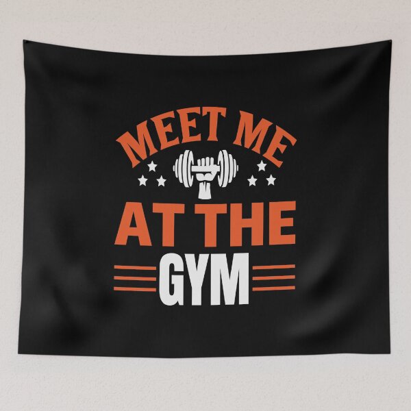 Item preview, meet me at the gym t-shirt designed and sold by chris299.