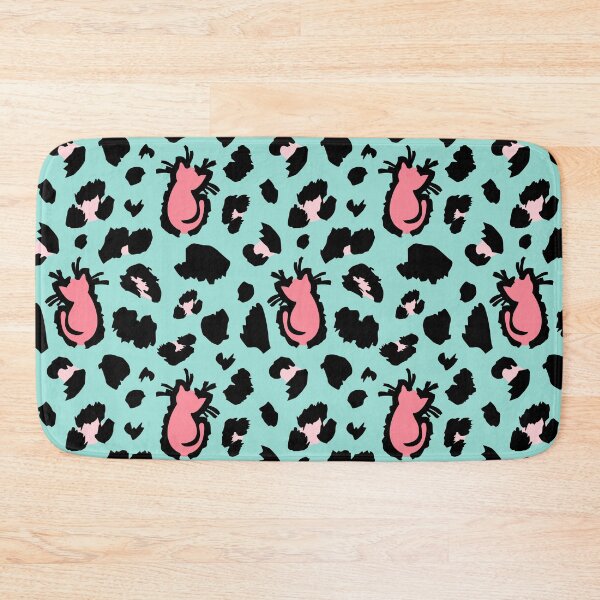 Item preview, Gato de Bengala con estampado de leopardo exótico - Rosa designed and sold by lulululupaint.