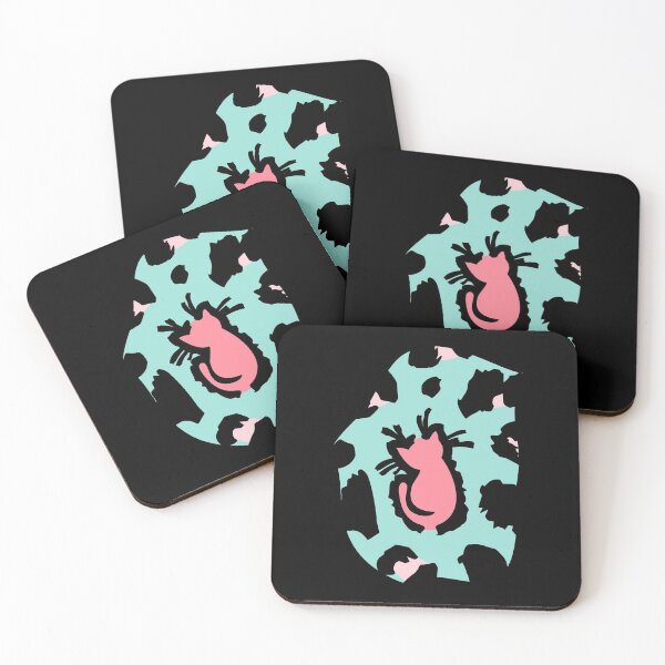 Item preview, Exotic Leopard Print Bengal Cat - Pink designed and sold by lulululupaint.