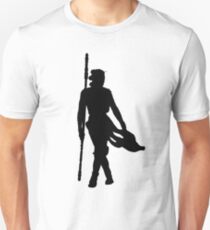 Rey Silhoutte (Black) Unisex T-Shirt