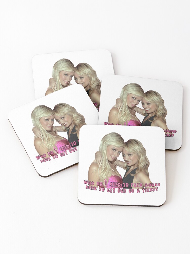 Paris Hilton & Nicole Richie - Ticket F**king Sticker for Sale by