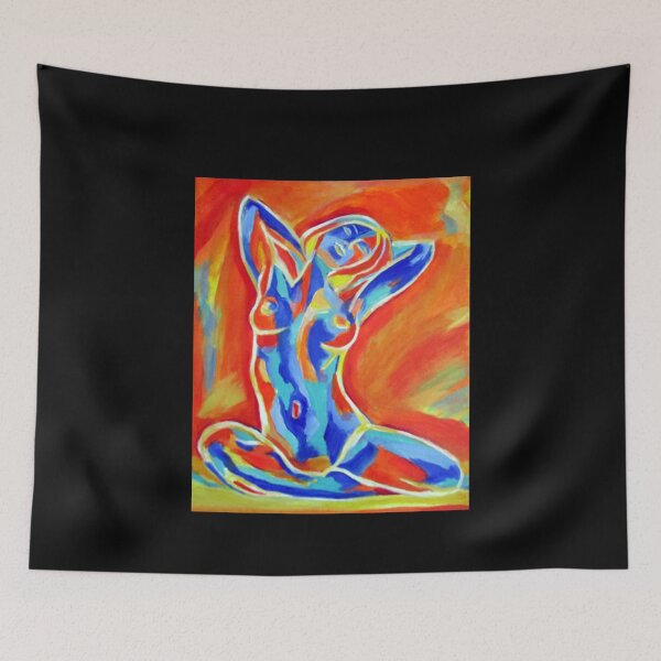 Item preview, Joyful Nude Colorful Nude Girl designed and sold by Clairecroes.