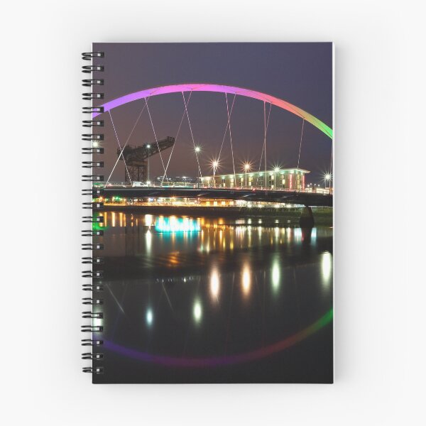 Item preview, Glasgow Clyde Arc Bridge at Twilight designed and sold by Maria Gaellman.