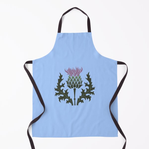 Item preview, Scottish Thistle Flower of Scotland on Pale Blue designed and sold by podartist.