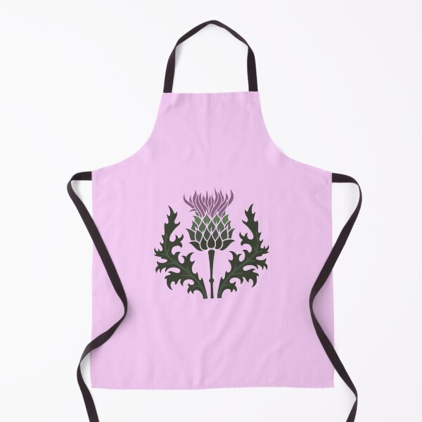 Item preview, Scottish Thistle Flower of Scotland on Pale Pink designed and sold by podartist.