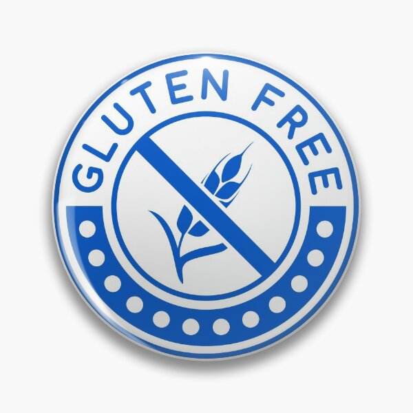 Item preview, Gluten Free blue logo designed and sold by GlutenFreeTee.