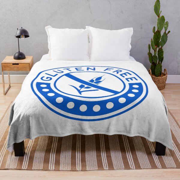 Item preview, Gluten Free blue logo designed and sold by GlutenFreeTee.