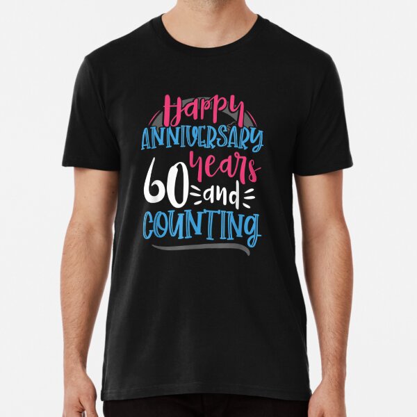 Happy Anniversary 60 Years and Counting 60th Anniversary Metal