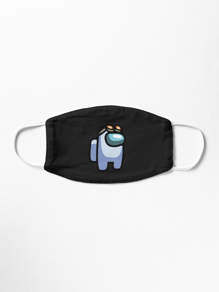 White Among Us Character Goggles Mask By Oliverhowells Redbubble