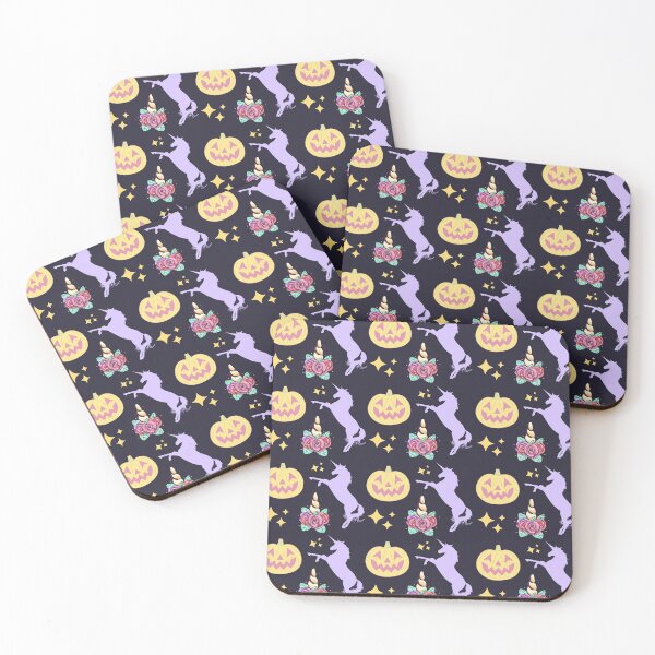 Item preview, Halloween Unicorns Pumpkins Cute Magical Pattern designed and sold by GlobalDesigns-.