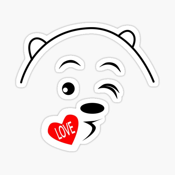 Love bliss Sticker