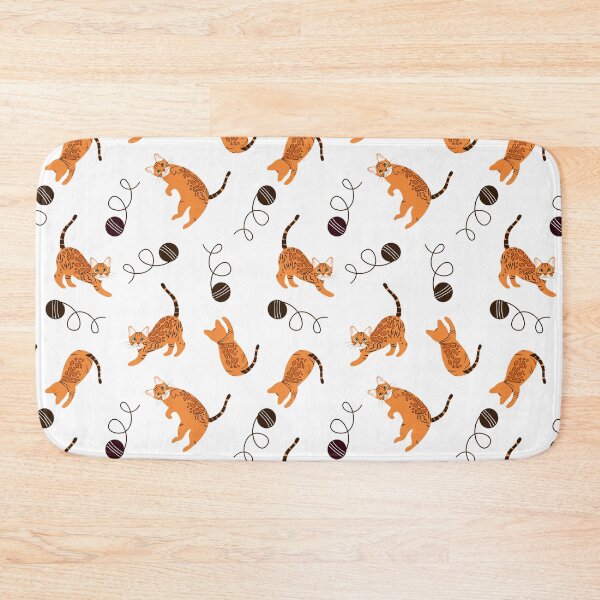 Item preview, Jugando al gato de Bengala designed and sold by lulululupaint.
