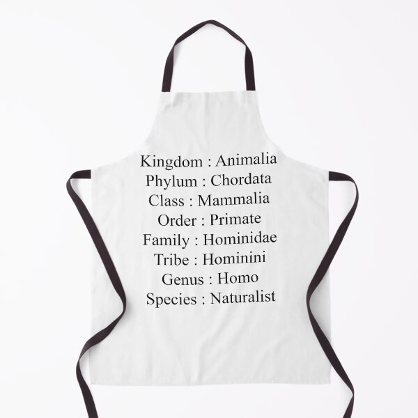 Naturalist taxonomy Apron