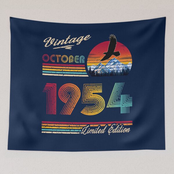 Item preview, October 1954 Birthday designed and sold by GreenSplash.