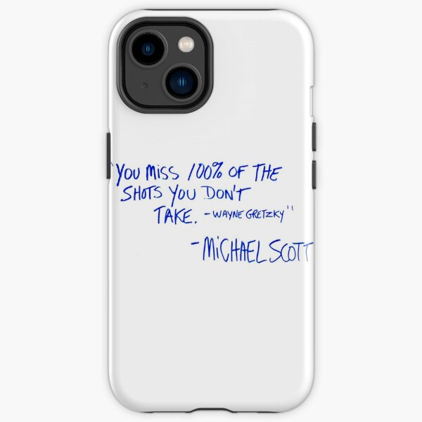 La cita de Office Michael Scott Funda resistente para iPhone