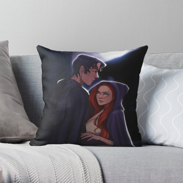 Hawke and Poppy Throw Pillow