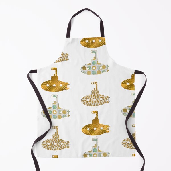 Item preview, Submarine pattern on white background designed and sold by Aura-E.