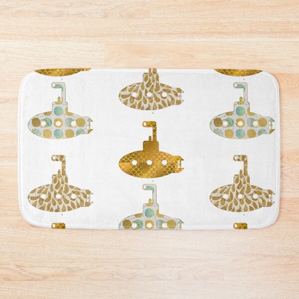 Item preview, Submarine pattern on white background designed and sold by Aura-E.