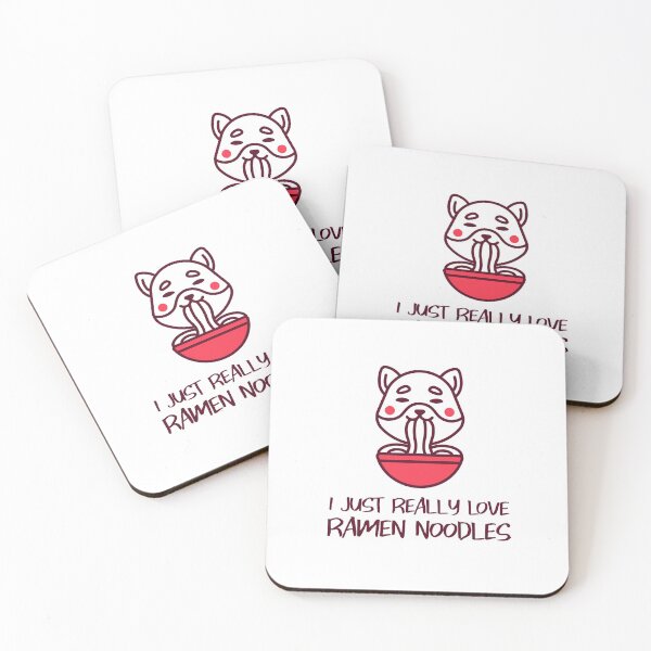 Item preview, Japanese Cat Just Really Loves Ramen designed and sold by friendlyspoon.