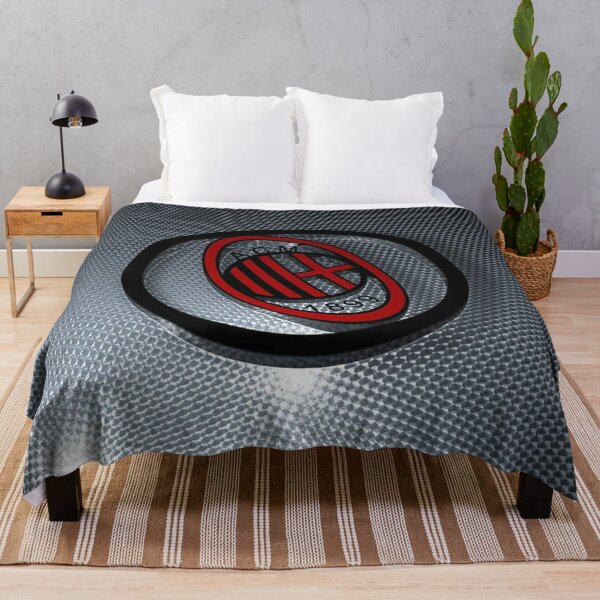 Fleece Blanket Football Club AC Milan Licensed Product 110 x 140cm 