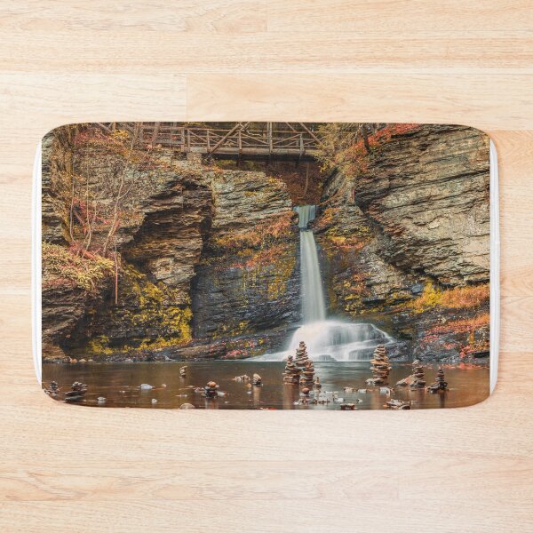 Item preview, Deer Leap Falls, Childs Park, Poconos, PA, in Autumn designed and sold by Rabbitti.